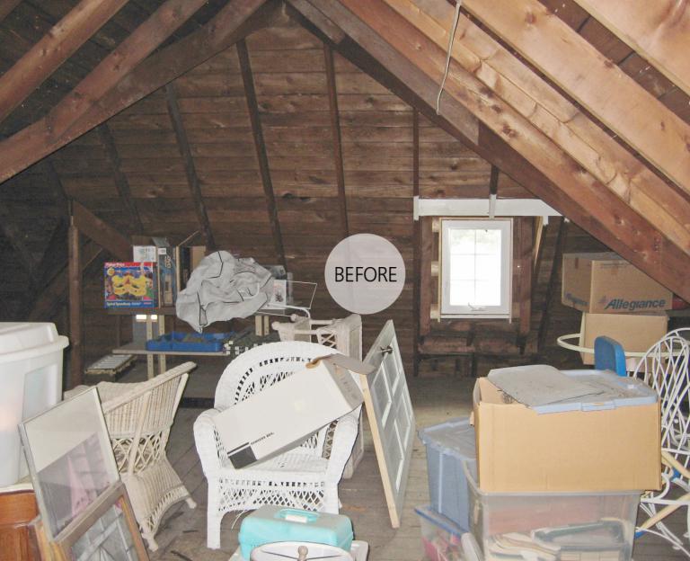 Unused Attic to Guest Suite