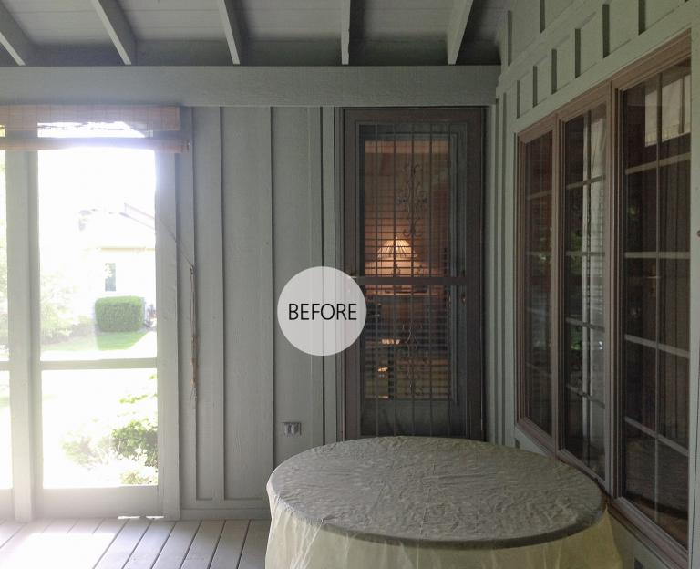 Screen Porch Converted To Sunroom