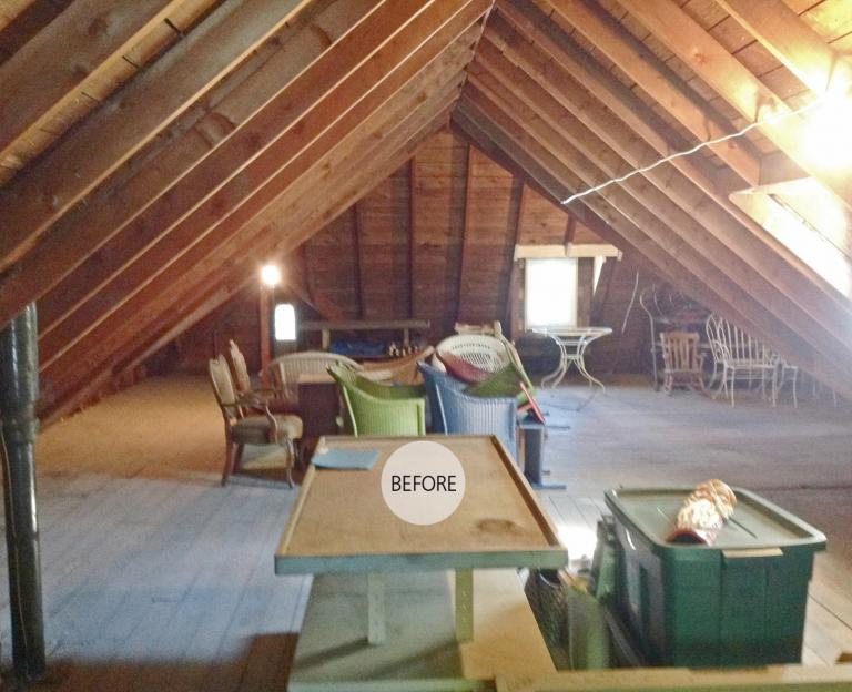 Unused Attic to Guest Suite