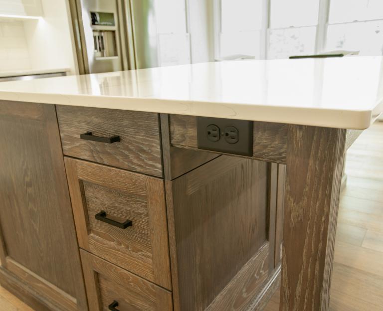 Cerused Oak Cabinets