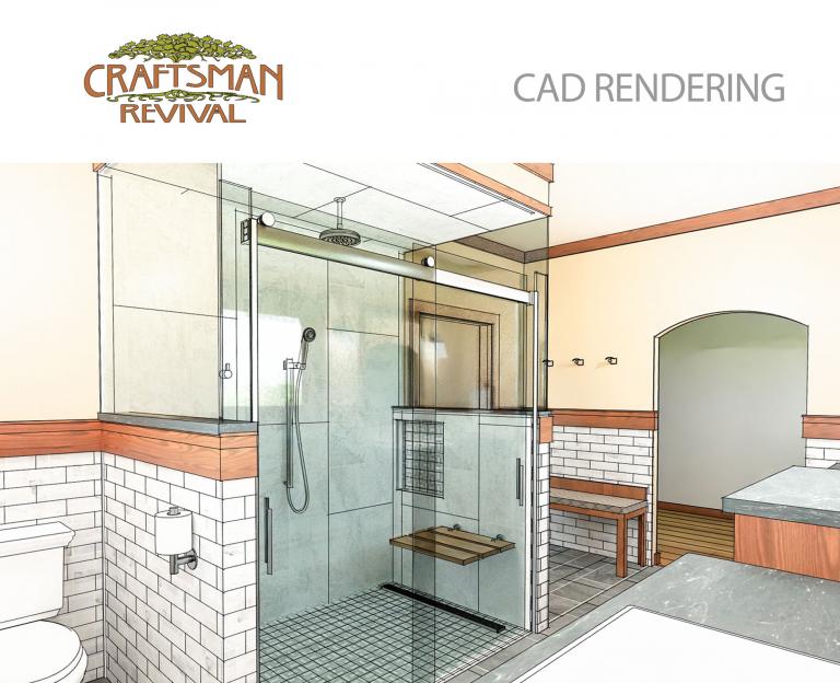Craftsman Inspired Bath