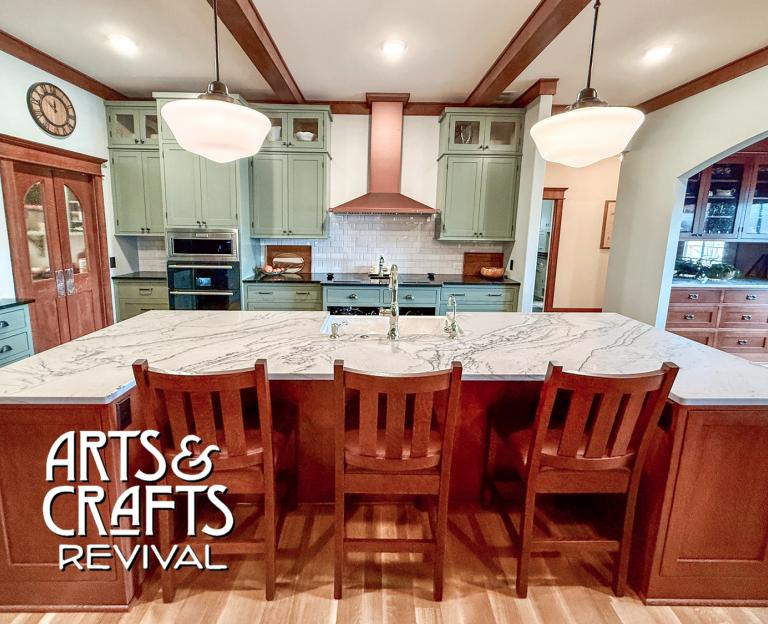 Arts & Crafts Revival style kitchen
