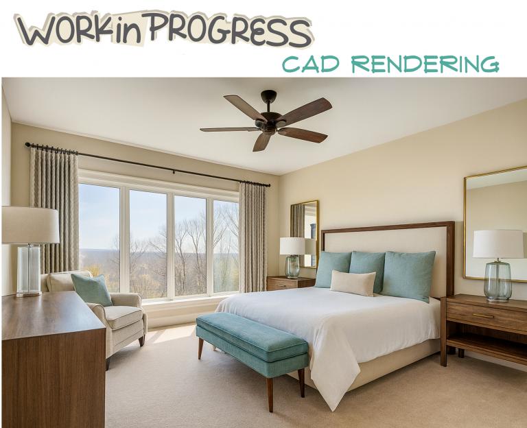 Master Bedroom CAD Rendering