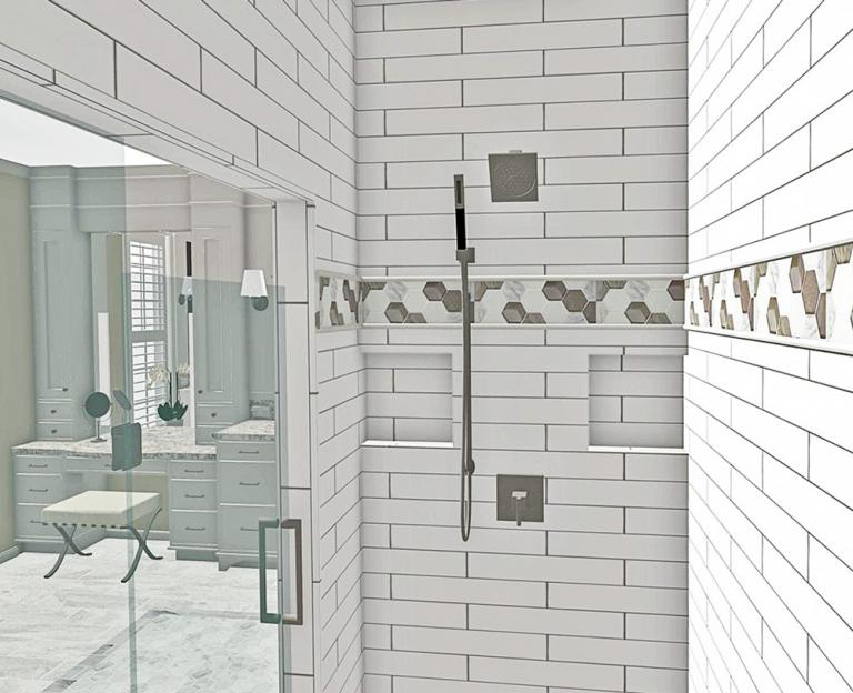 Master Bath Remodel Renderings