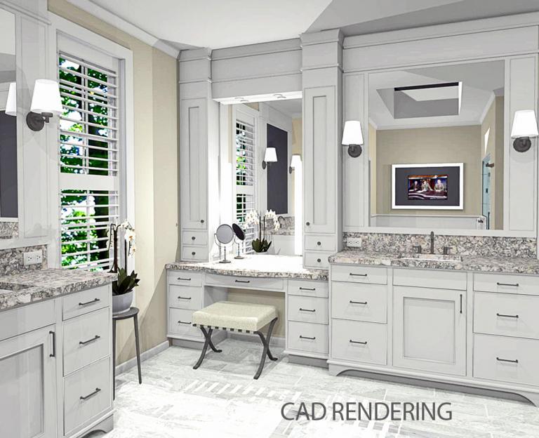 Master Bath Remodel Renderings